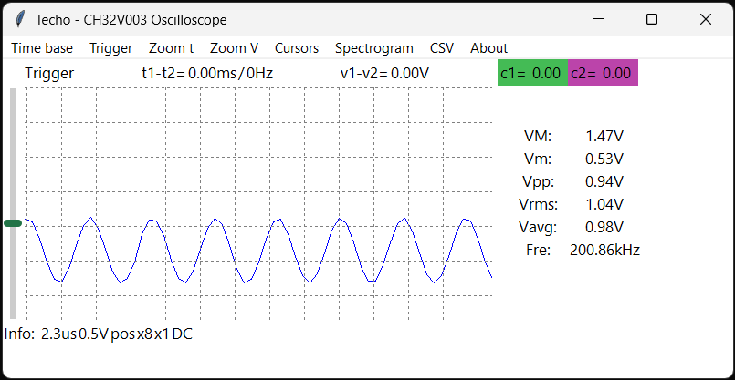 dso183 CH32V003 y Techo