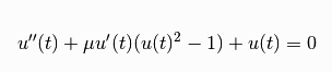 Ecuación Van der Pol